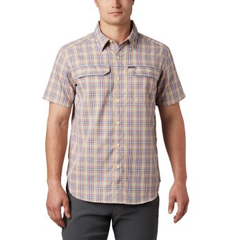 Pánské Košile Columbia Silver Ridge 2.0 Multi Plaid Short Sleeve Tmavě Koralove AIPWQY709